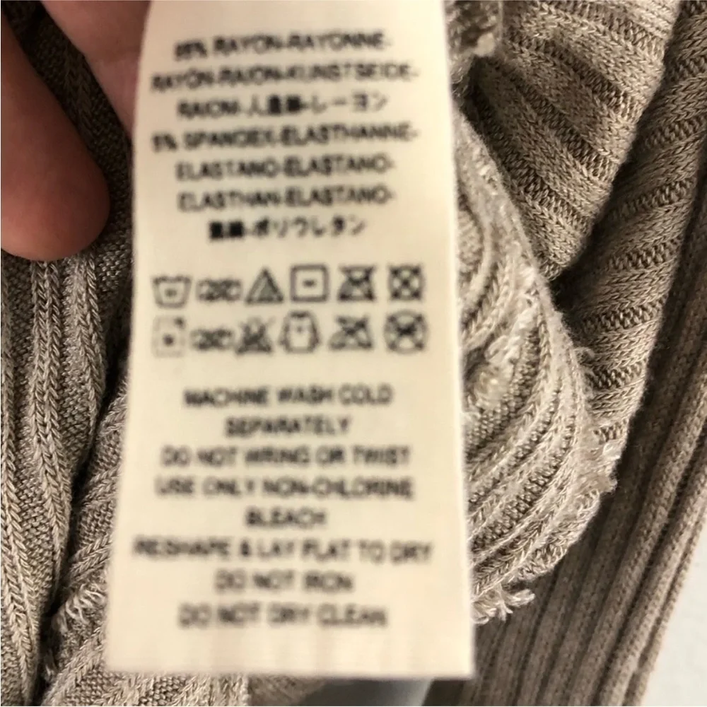 Free People Lover Rib Thermal Top Slouchy